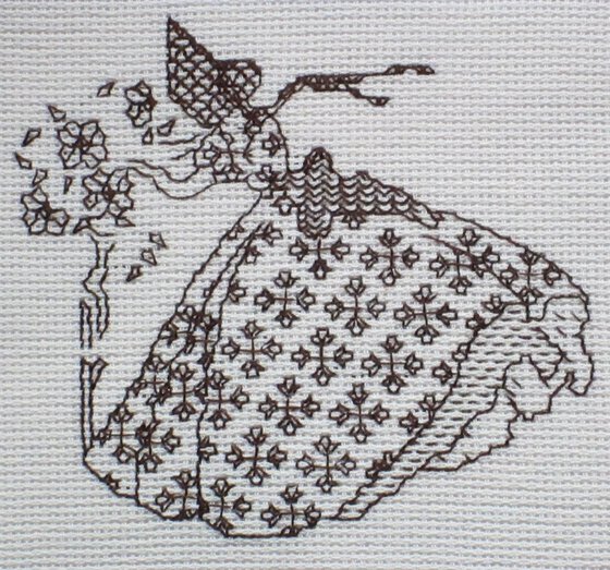 Работа «ДЕВУШКА с цветами»