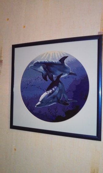 Работа «"Дельфины"»