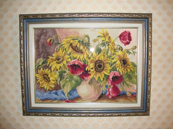 Работа «Подсолнухи»