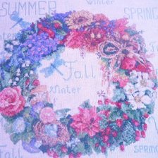 Работа «Венок со стрекозами»