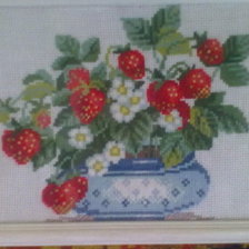 Работа «Букет клубники»