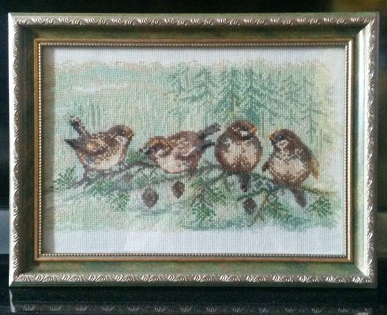 Работа «Воробьи.»