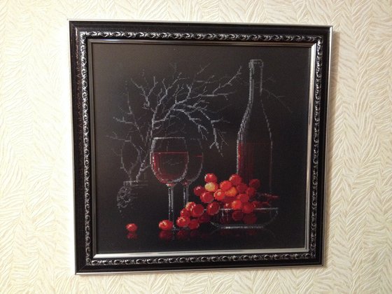 Работа «"Натюрморт с виноградом"»