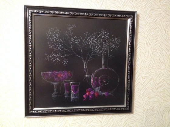 Работа «"Натюрморт с ежевикой"»