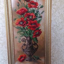 Работа «Пылающие маки»