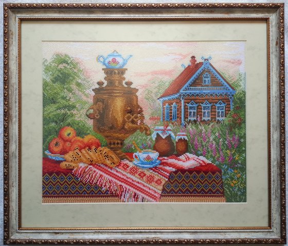 Работа «Скатерть-самобранка поляну накрыла.»