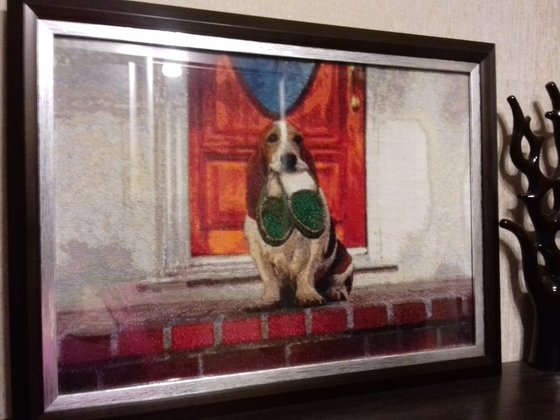 Работа «Оформленная. Теперь прихожку охраняет»