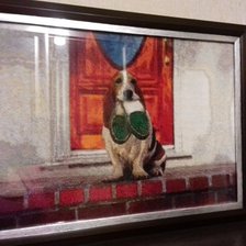 Работа «Оформленная. Теперь прихожку охраняет»