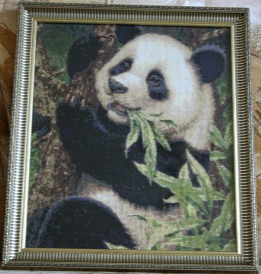 Работа «Панда в оформлении»