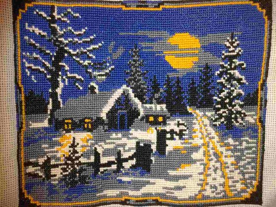 Работа «Зимняя ночь»