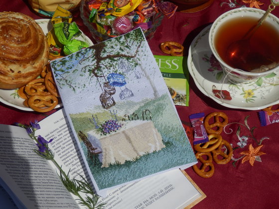 Работа «Завтрак в саду.»