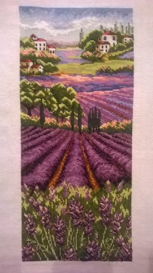 Работа «Лавандовое поле»