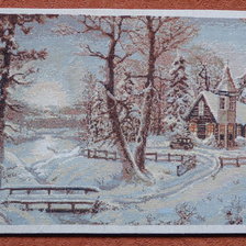 Работа «Зимний пейзаж»