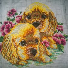 Работа «Щенки»