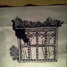 Работа «Кошка у окошка 3»