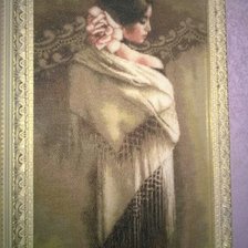 Работа «Испанка с платком.»