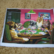 Работа «Собаки играющие в покер»