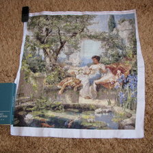 Работа «девушка и леопард»