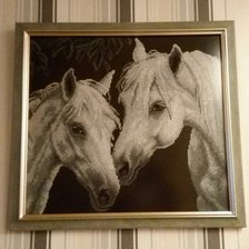 Работа «"Белые кони"»