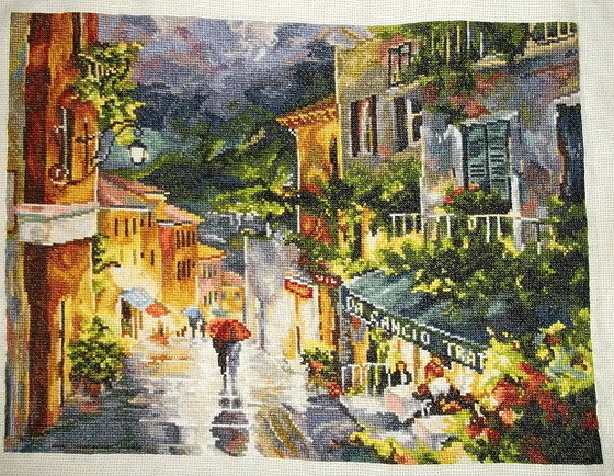 Работа «"Вечерний город"»