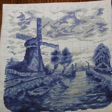 Работа «Гжелевские мотивы»