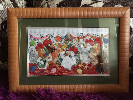 Работа «Веселые петушки»