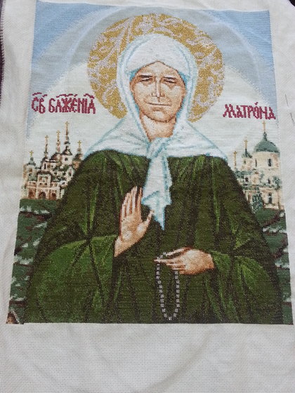 Работа «Святая Матронушка»
