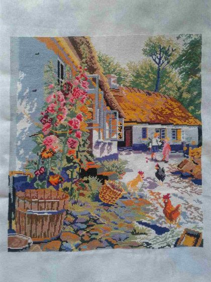 Работа «Дворик»