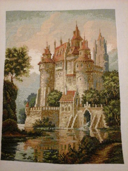 Работа «Замок в горах от Panna»