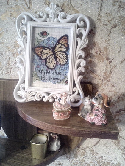 Работа «Бабочка для мамы в оформлении»