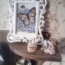 Работа «Бабочка для мамы в оформлении»