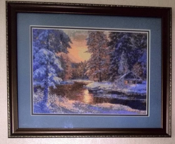 Работа «Зимний вечер»