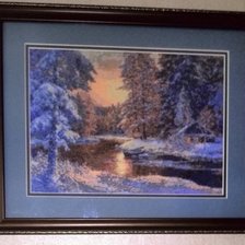 Работа «Зимний вечер»