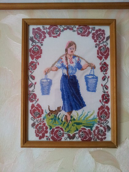 Работа «девушка с верами воды»