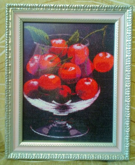 Работа «"Вишни в бокале"»