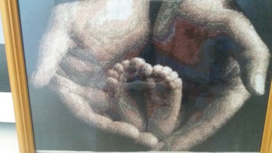 Работа «Ножки младенца»