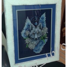 Работа «Ловец снов. Волк-1 по схеме Натальи Ореховой»