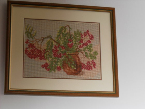 Работа «Ветка рябины»