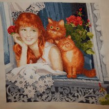 Работа «золотое руно,"Рыжие",45 цветов ,18 блендов»