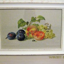 Работа «Сливы с персиком»