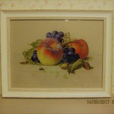 Работа «Персики с виноградом»