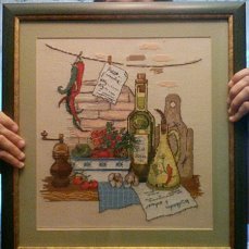 Работа «Натюрморт с перцем»