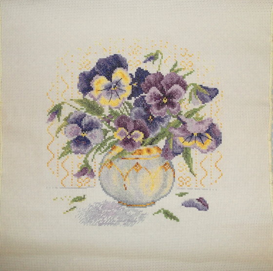 Работа «"Анютины глазки".»