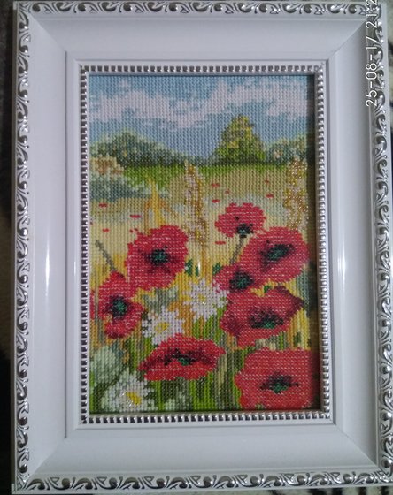 Работа «Цветочное поле»