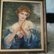 Работа «Вечерние грезы по мотиве картины Франсуа-Кавеля»