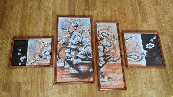 Работа «магнолия полиптих»