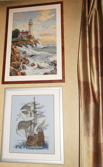 Работа «Маяк и корабль.»