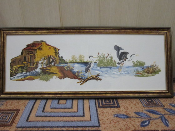 Работа «Журавли и мельница»