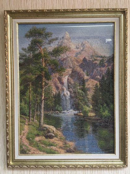 Работа «Горный водопад»