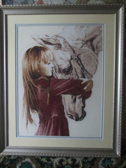 Работа «Девочка с лошадью»